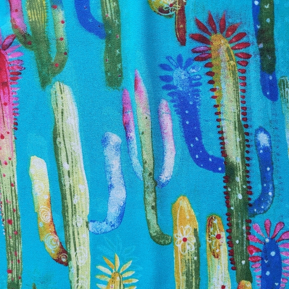 Lucky and Blessed Cactus Print Kimono, VGUC, Size M - Picture 7 of 7